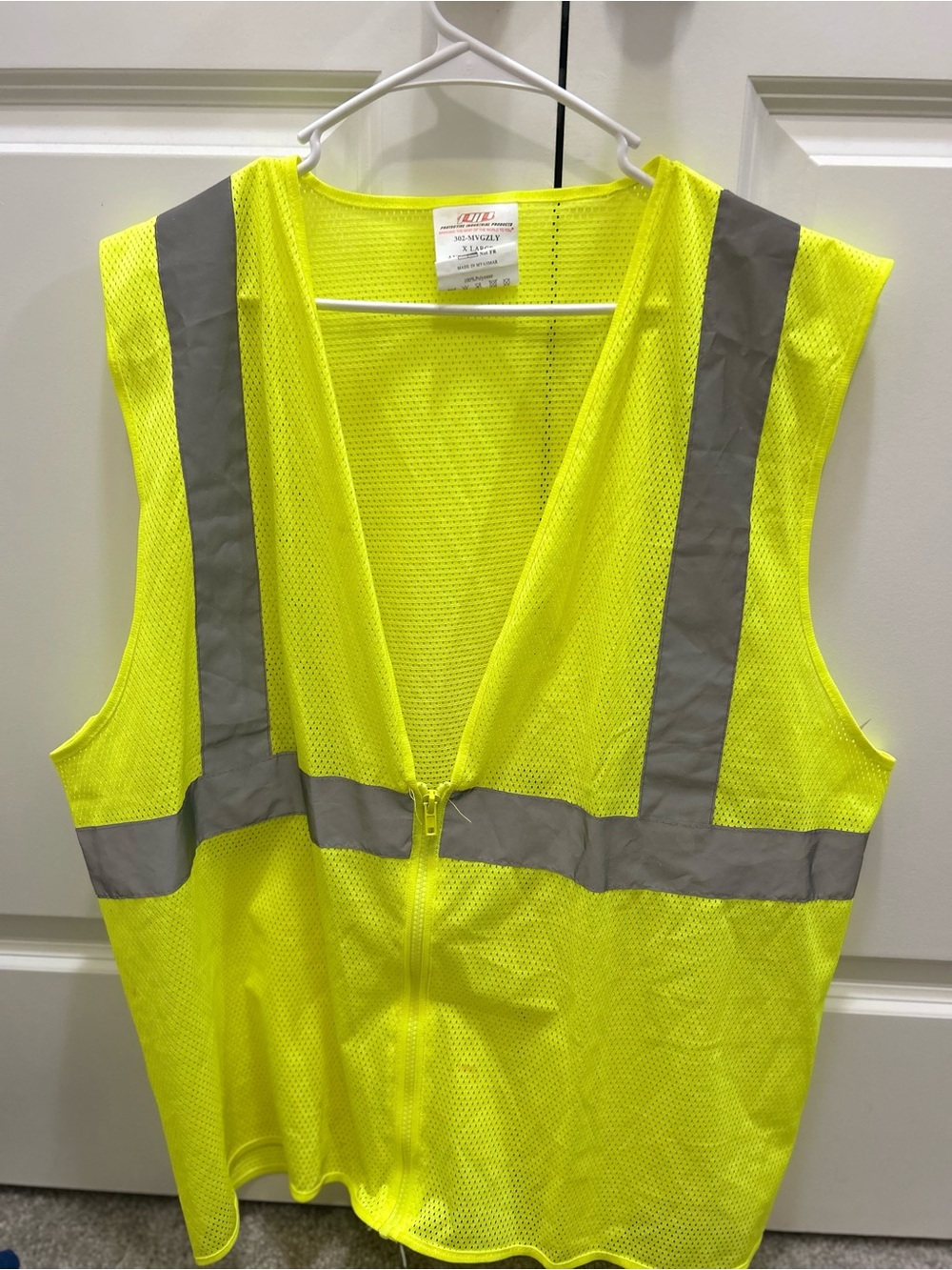 High-Visibility Safety Vest with Reflective Stripes